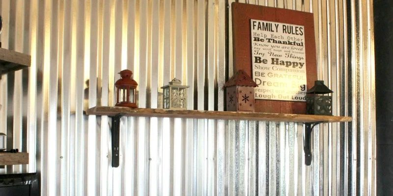 Handmade Corrugated Tin Wall walkthrough