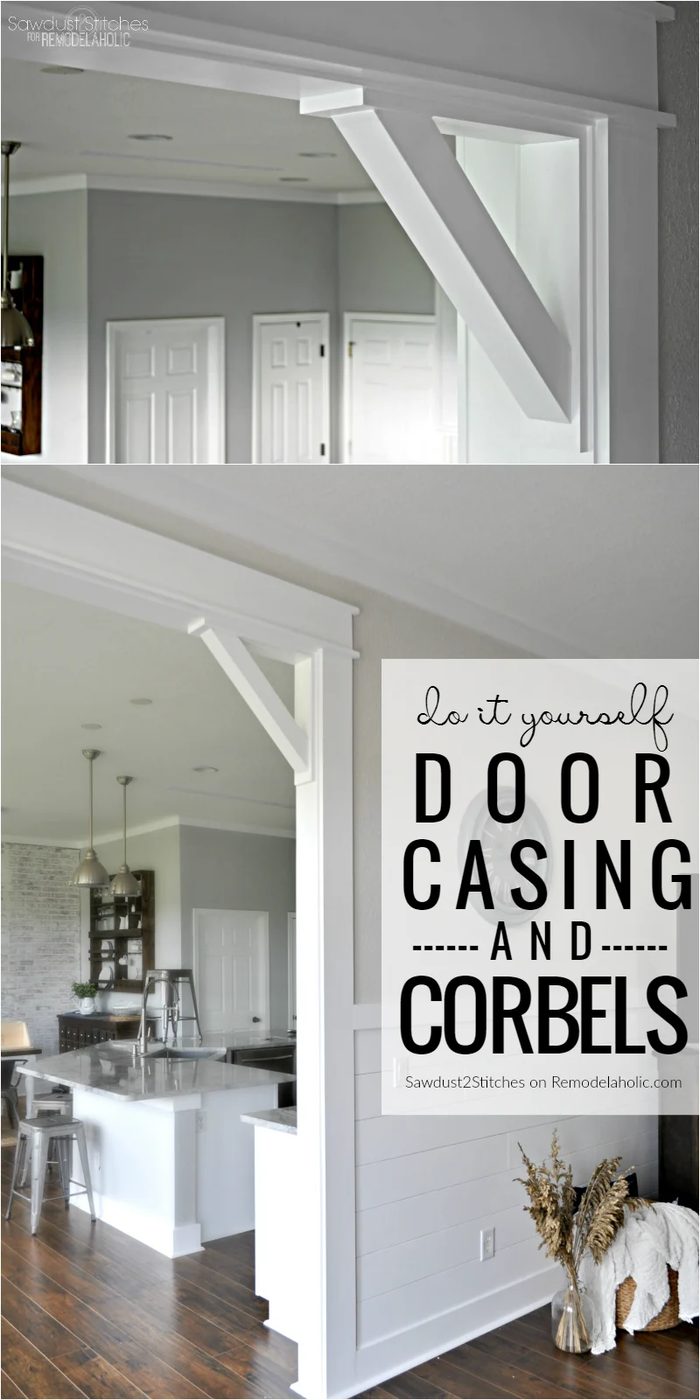 Diy Door Casing And straightforward Corbels walkthrough @Bekob