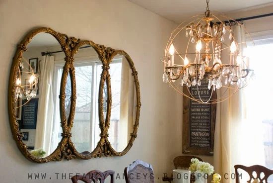 handmade walkthrough for restoration hardware crystal orb chandelier, Vintage Romance Style featured on Bekob