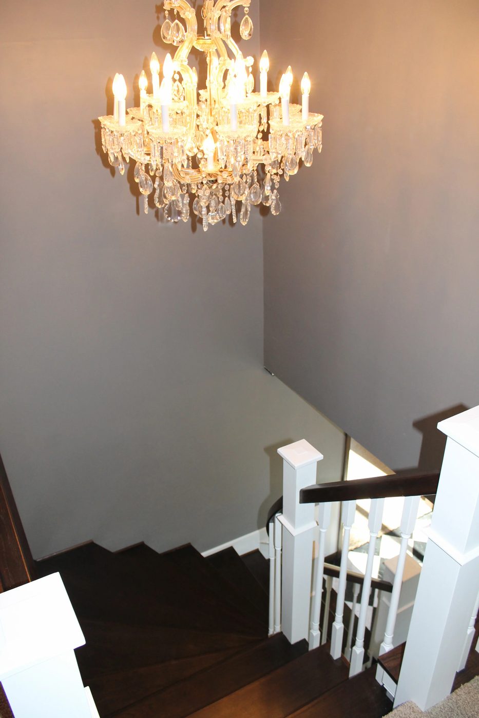 stairway after wood staircase remodel - Construction2Style via @Bekob