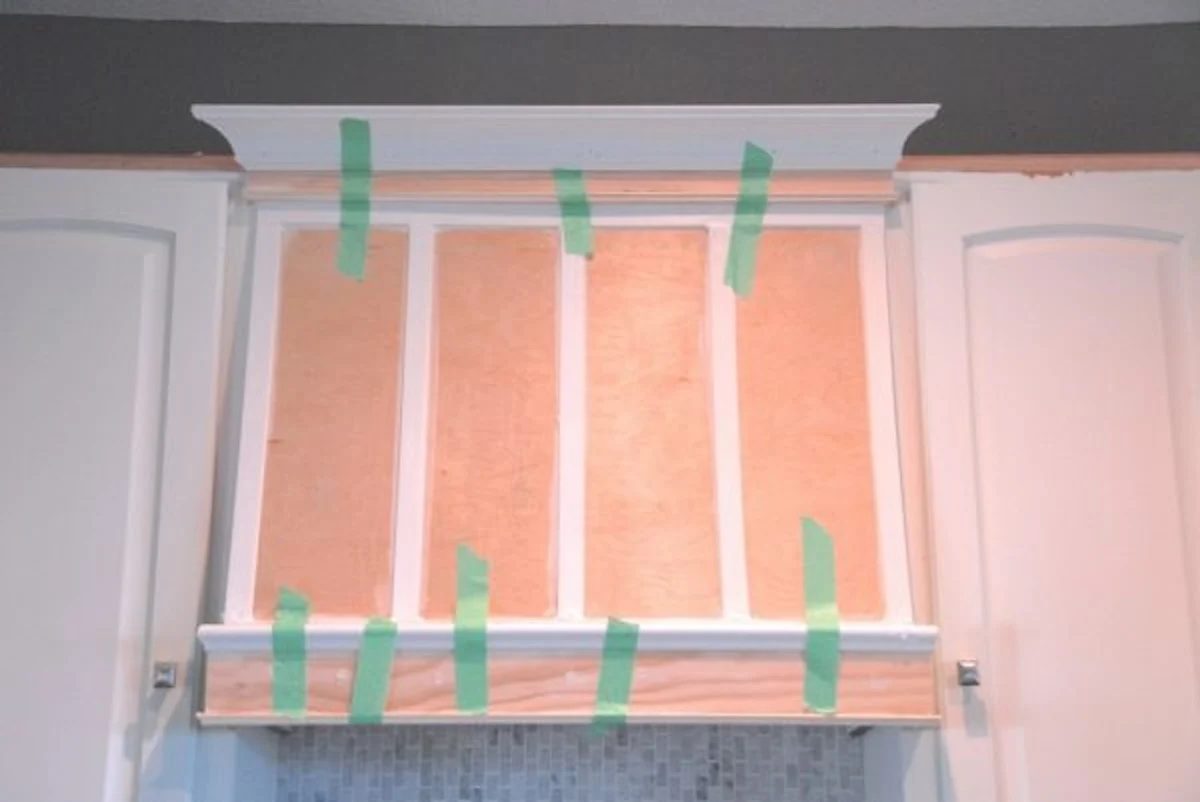 Add Trim To Custom Range Hood The Rozy Home Featured On Bekob 600x401 1