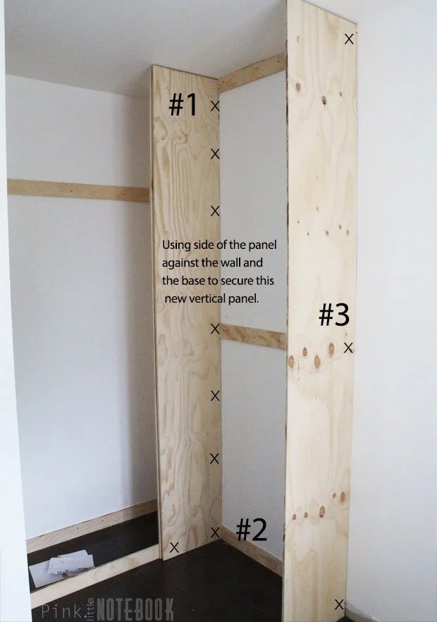 How To Build A Handmade Custom Closet Organizer For A Walk In Closet 02, Pink Little Notebook Featured On #Bekob