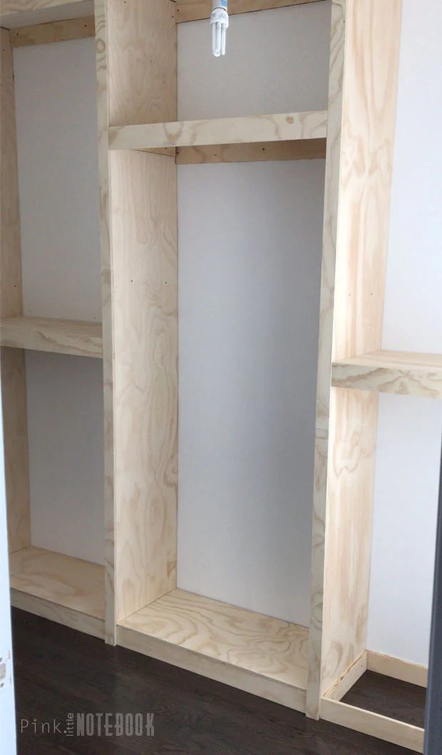How To Build A Handmade Custom Closet Organizer For A Walk In Closet 04, Pink Little Notebook Featured On #Bekob