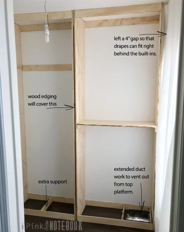 How To Build A Handmade Custom Closet Organizer For A Walk In Closet 03, Pink Little Notebook Featured On #Bekob