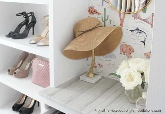 Handmade Closet Organizer for a Builder Basic Closet