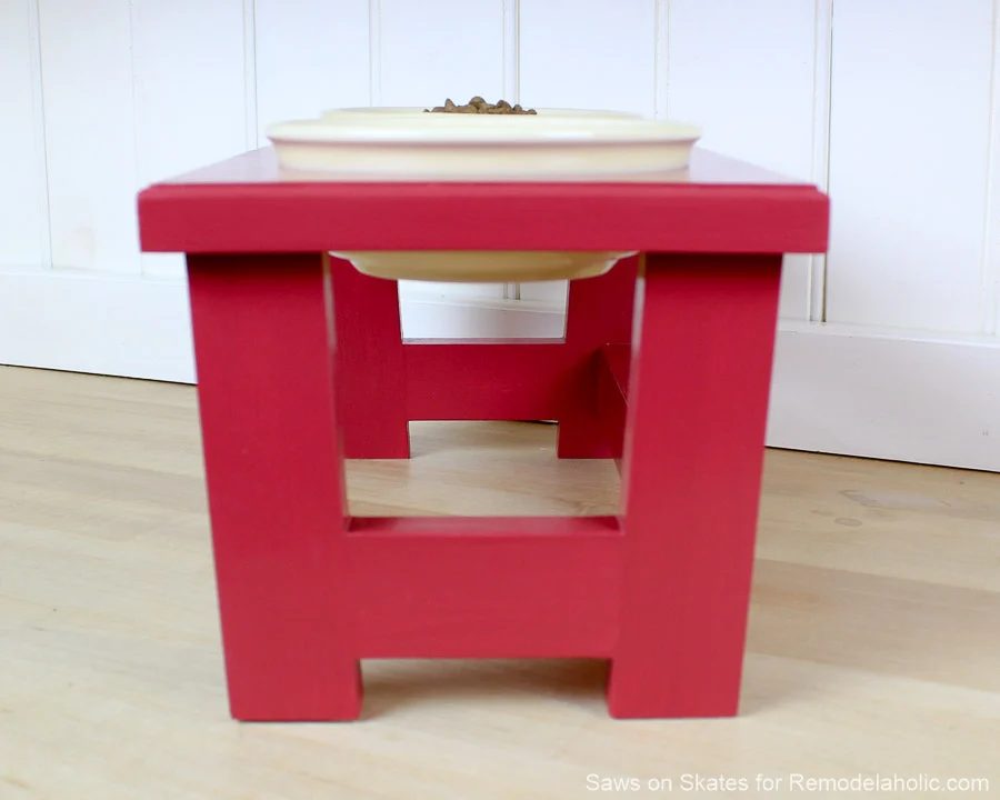 Diy Dog Food Bowl Stand Sos 13