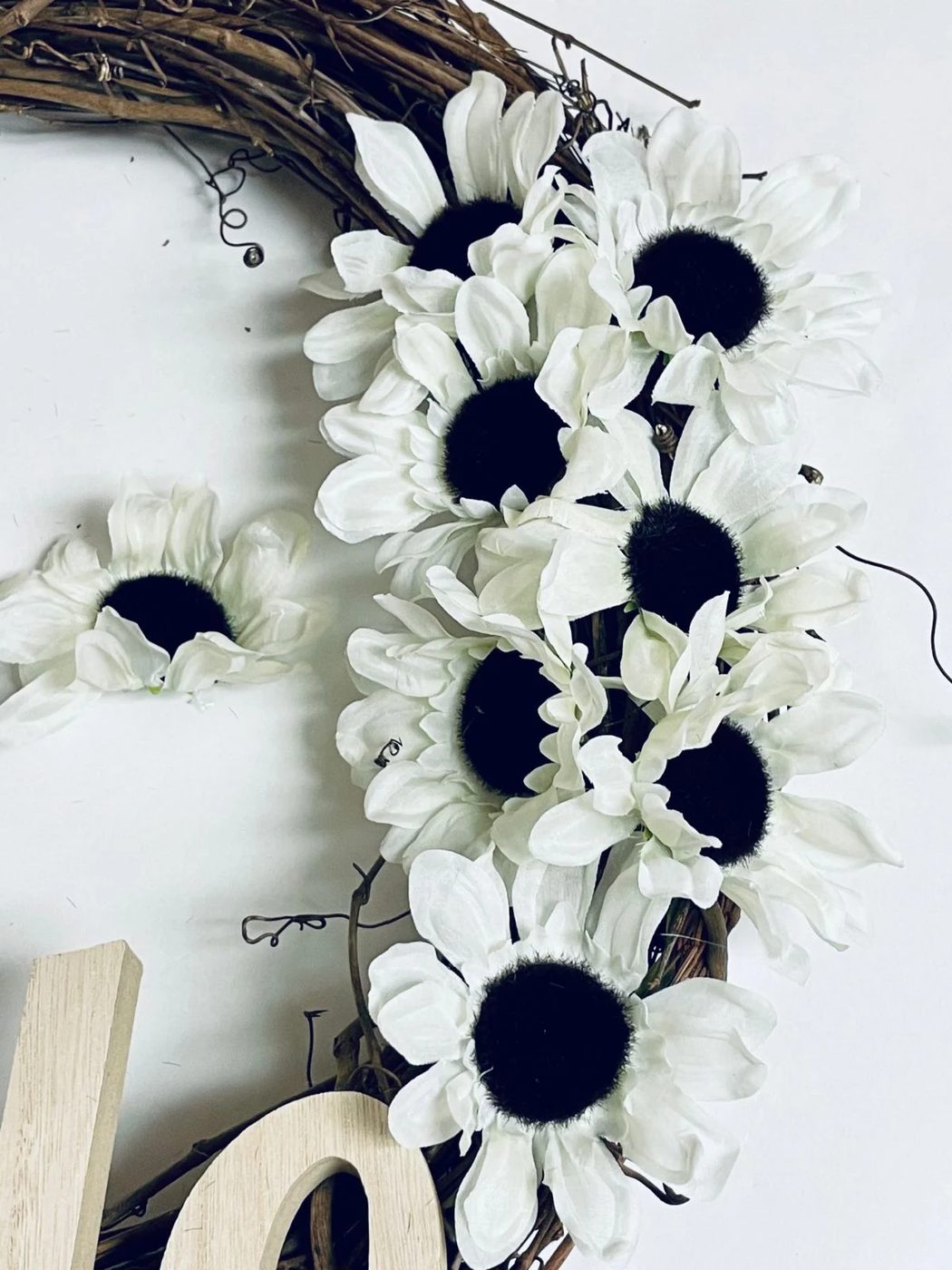 straightforward Handmade Dollar Tree Hello Wreath walkthrough (8)