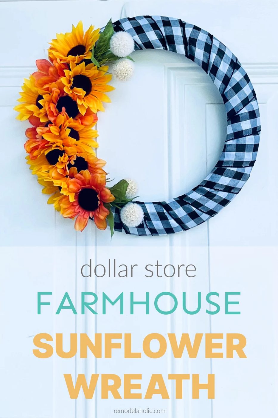 Quick And straightforward Dollar Tree Sunflower Wreath Diy, Bekob