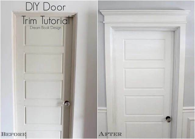handmade door trim walkthrough - Dream Book Design