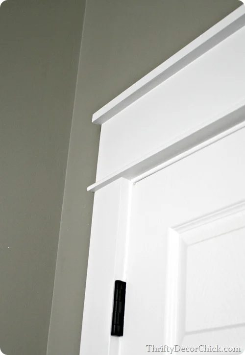 chunky thick craftsman style door trim - Thrifty Decor Chick