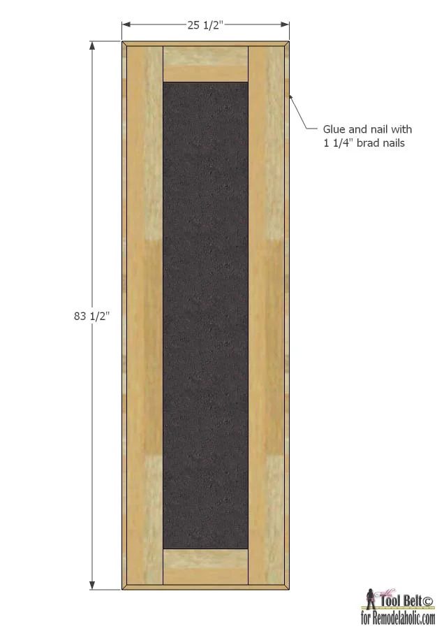 Combine two fun home decor trends, sliding barn doors and chalkboards. Build Handmade sliding message doors with free plans on @Bekob.