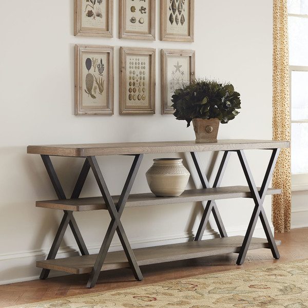 double x farmhouse console table inspiration