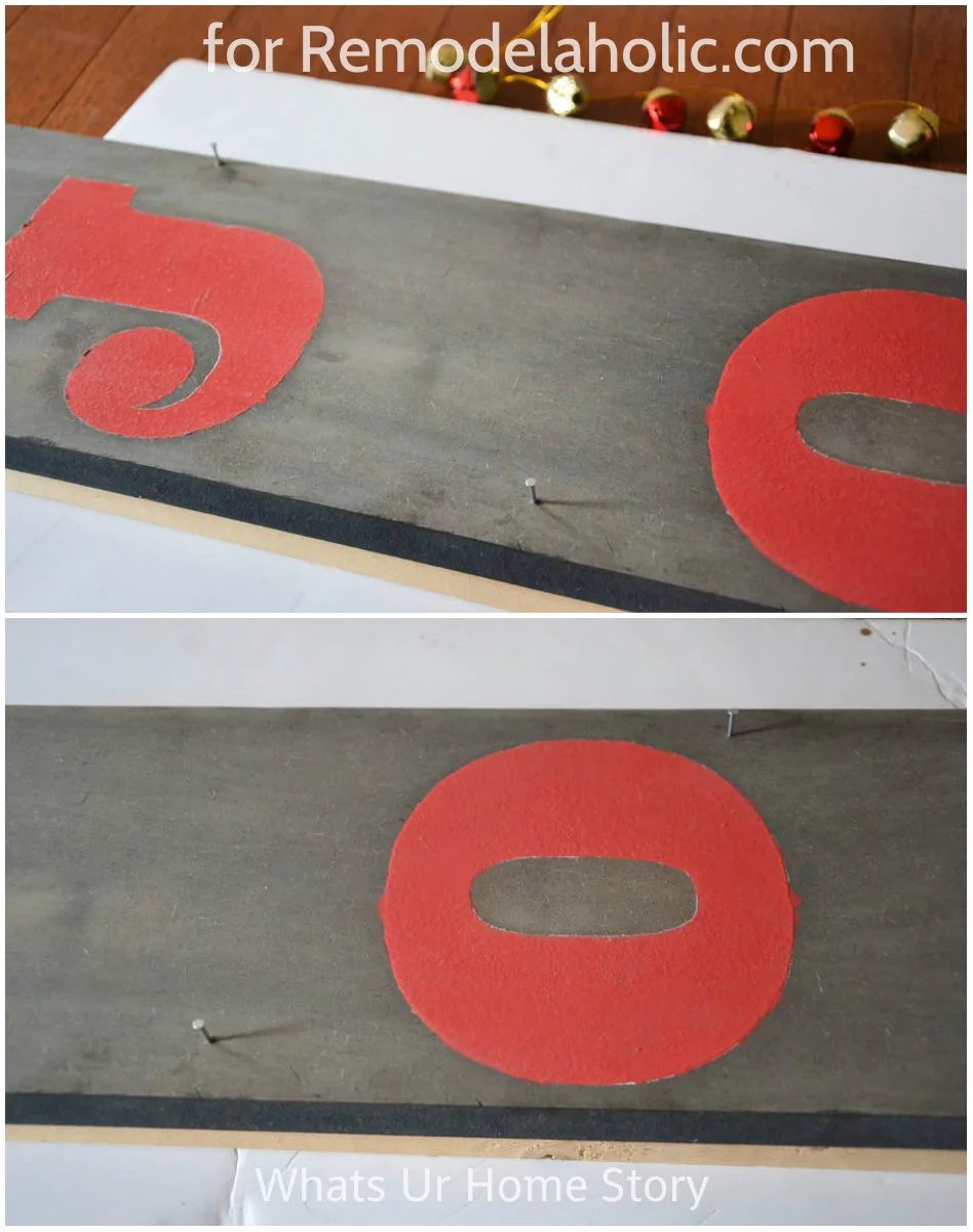 holiday sign handmade @Bekob