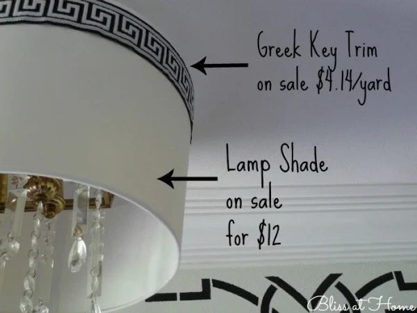 inexpensive drum shade ceiling light fixture Handmade walkthrough, Bliss At Home featured on Bekob