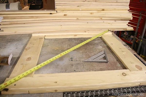 How to Square a Handmade Door Frame by Measuring