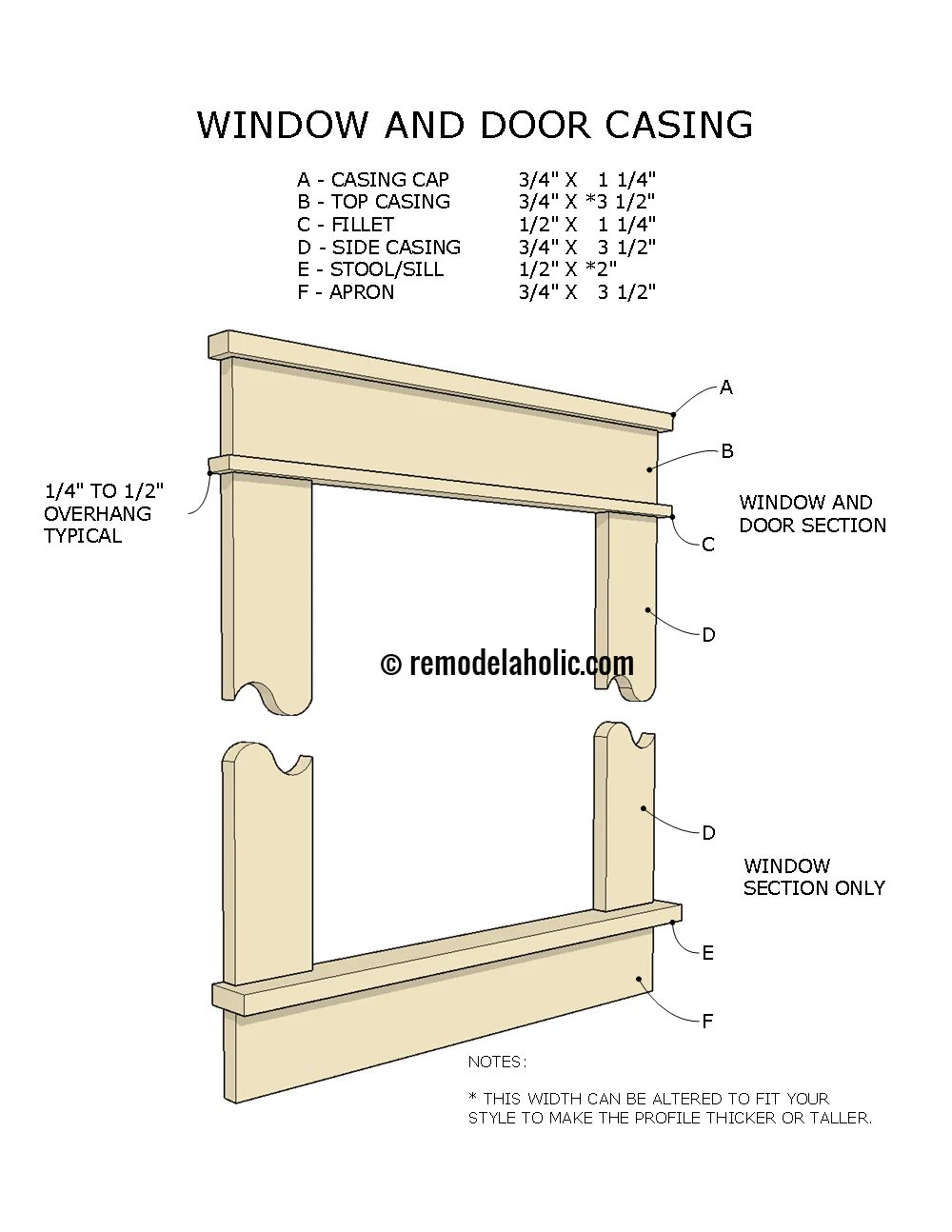 Craftsman Trim Layout 3 Bekob