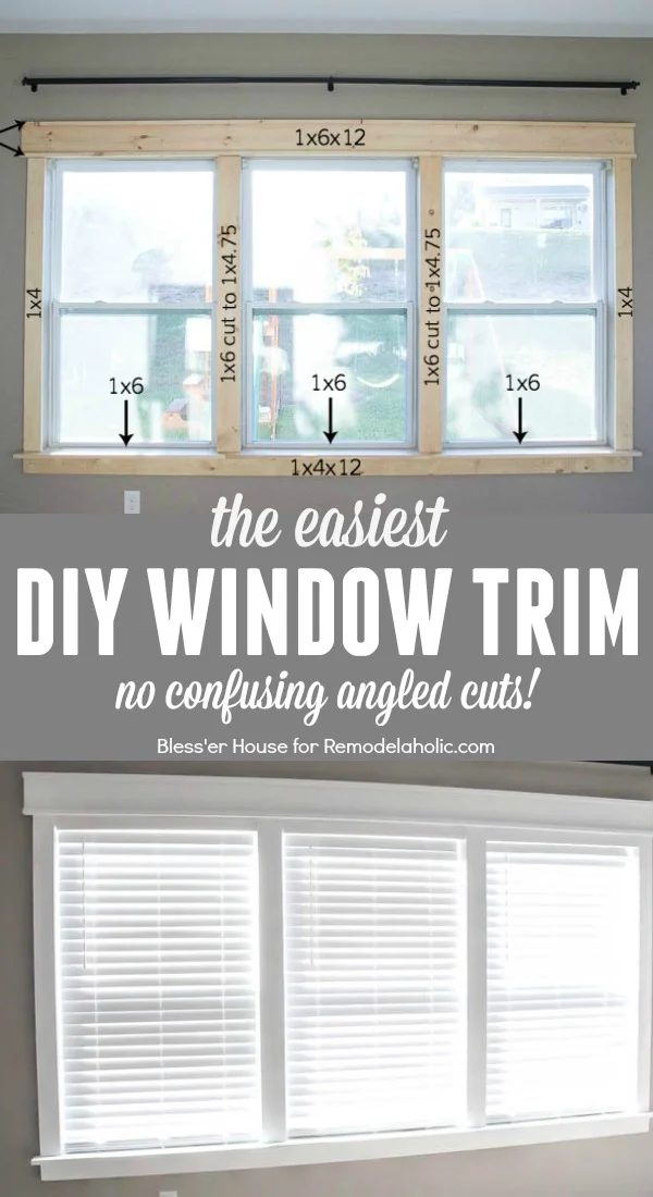 Handmade walkthrough for installing the easiest Handmade window trim. This craftsman style trim requires NO confusing angled cuts, so it's straightforward for anyone to do, even a 