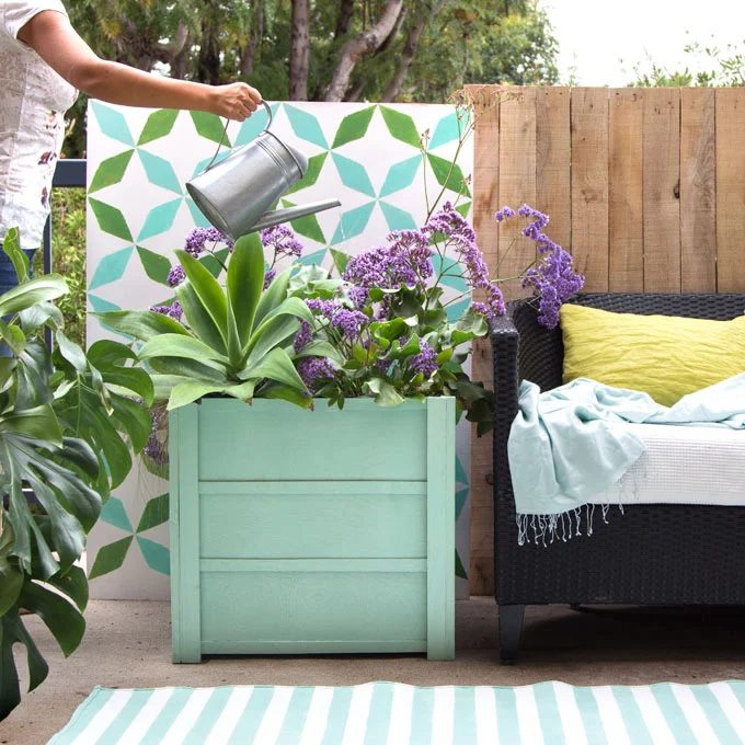 Wood Planter Boxes Handmade Apieceofrainbow (10)