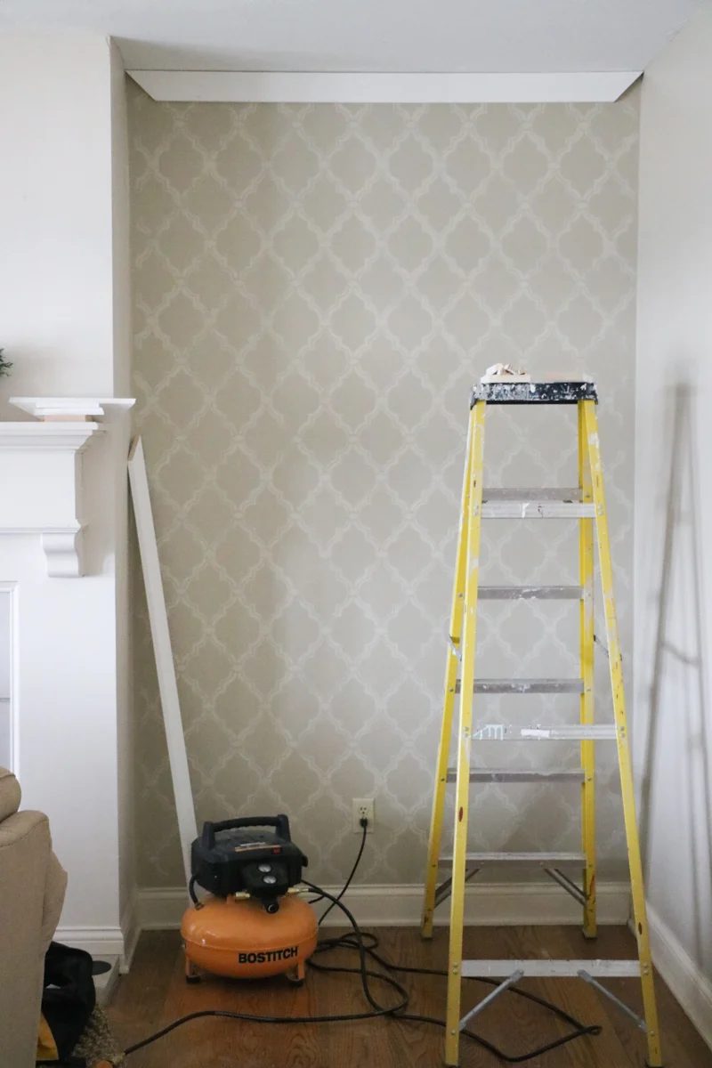Elegant Handmade Paneled Wall