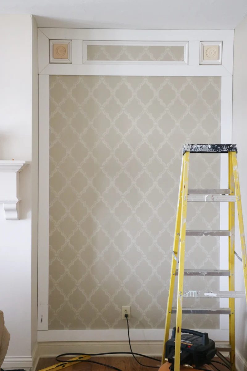 Elegant Handmade Paneled Wall 5