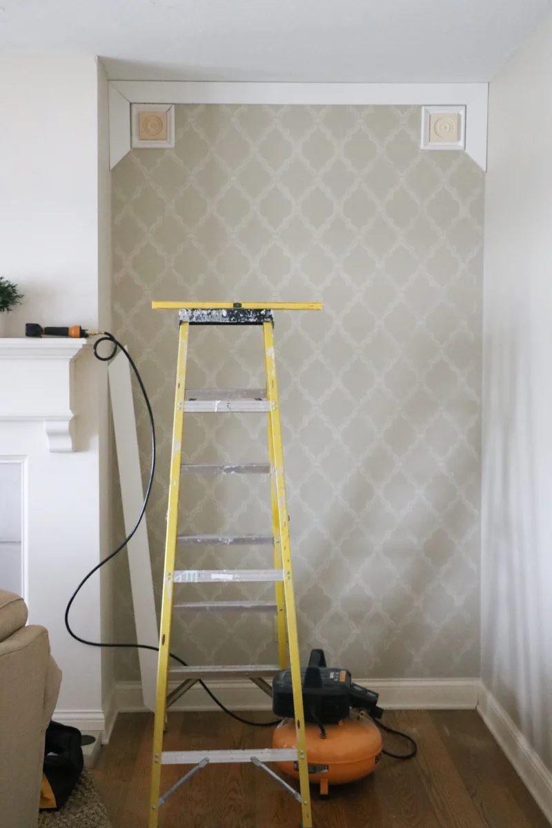 Elegant Handmade Paneled Wall 2