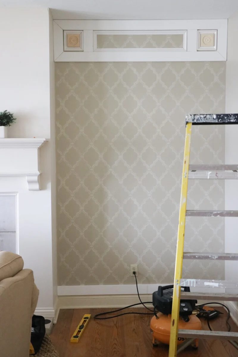 Elegant Handmade Paneled Wall 3