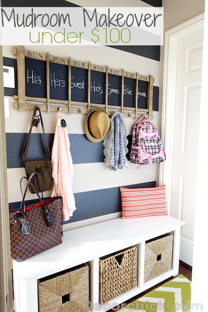 mudroom makeover, DecorChick