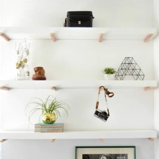 30 Tutorials For Handmade Wall Shelves