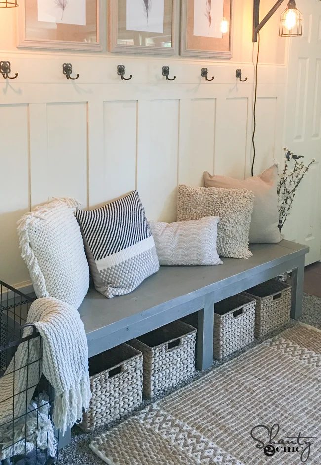 Handmade Farmhouse Bench Free Plans