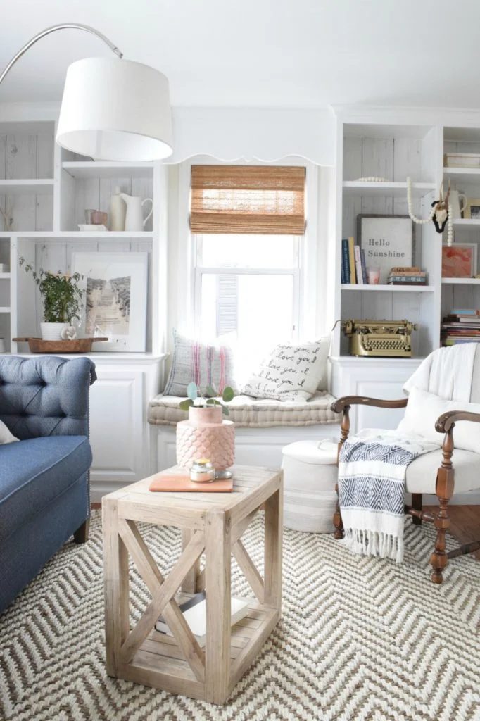 Woodworking Plans, Farmhouse End Table Handmade Side Table, Bekob, Photo Courtesy Of Nesting With Grace