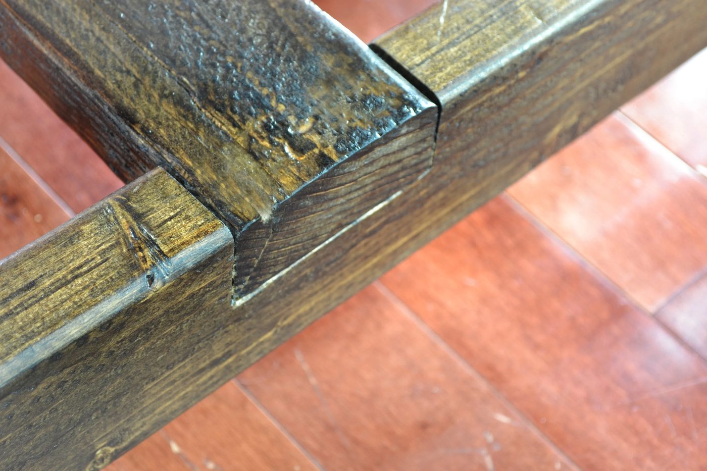 Handmade farmhouse table, seating for 12 by I am a Homemaker featured on @Bekob