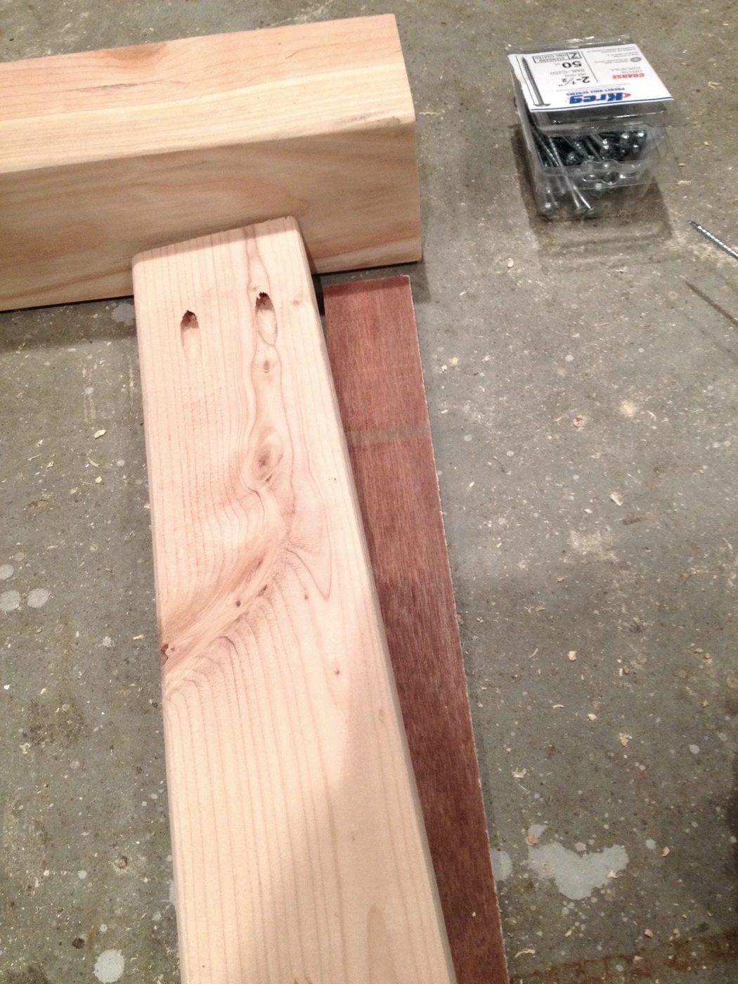 Pocket holes used to build large farmhouse table by I am a Homemaker featured on @Bekob