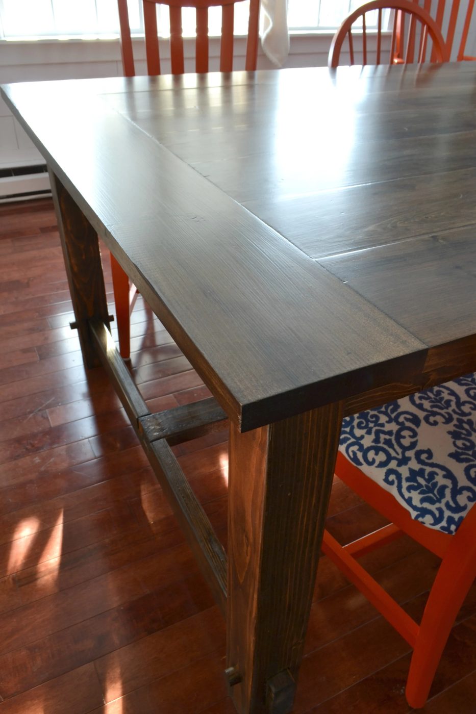 striking, large Handmade farmhouse table by I am a Homemaker featured on @Bekob