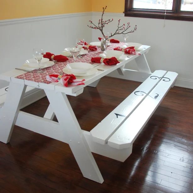Making My House a Home Picnic Table