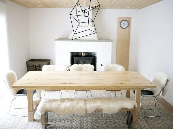 Design Happens rustic table