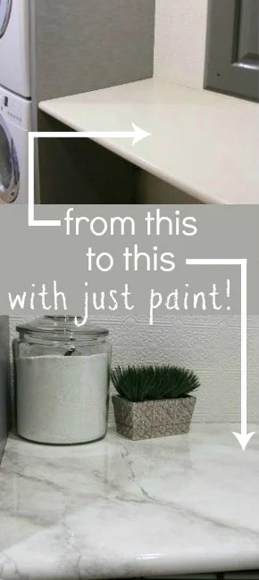 Painted Faux Marble Countertop walkthrough Batchelors Way On Bekob
