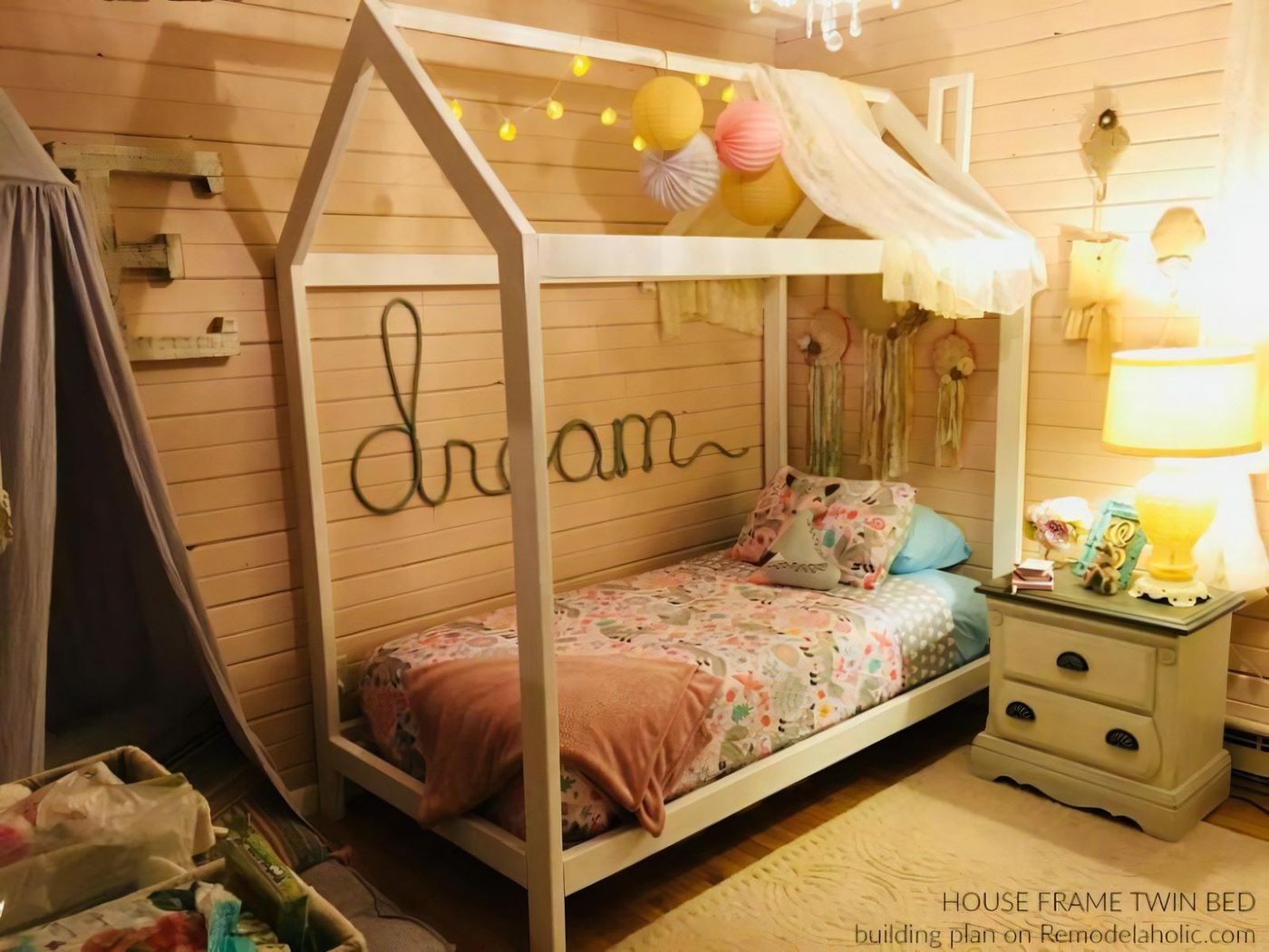 16 Diy House Frame Bed By Reader Alisha Building Plans @Bekob Wm 021932