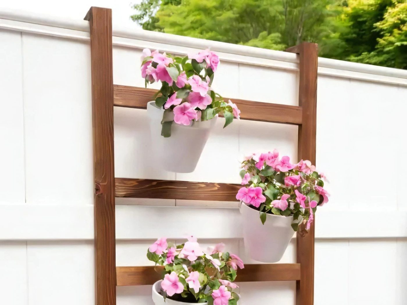 18a straightforward Build Handmade Vertical Planter Wall Ladder For Fence Angela Marie Made Featured On Bekob 022007
