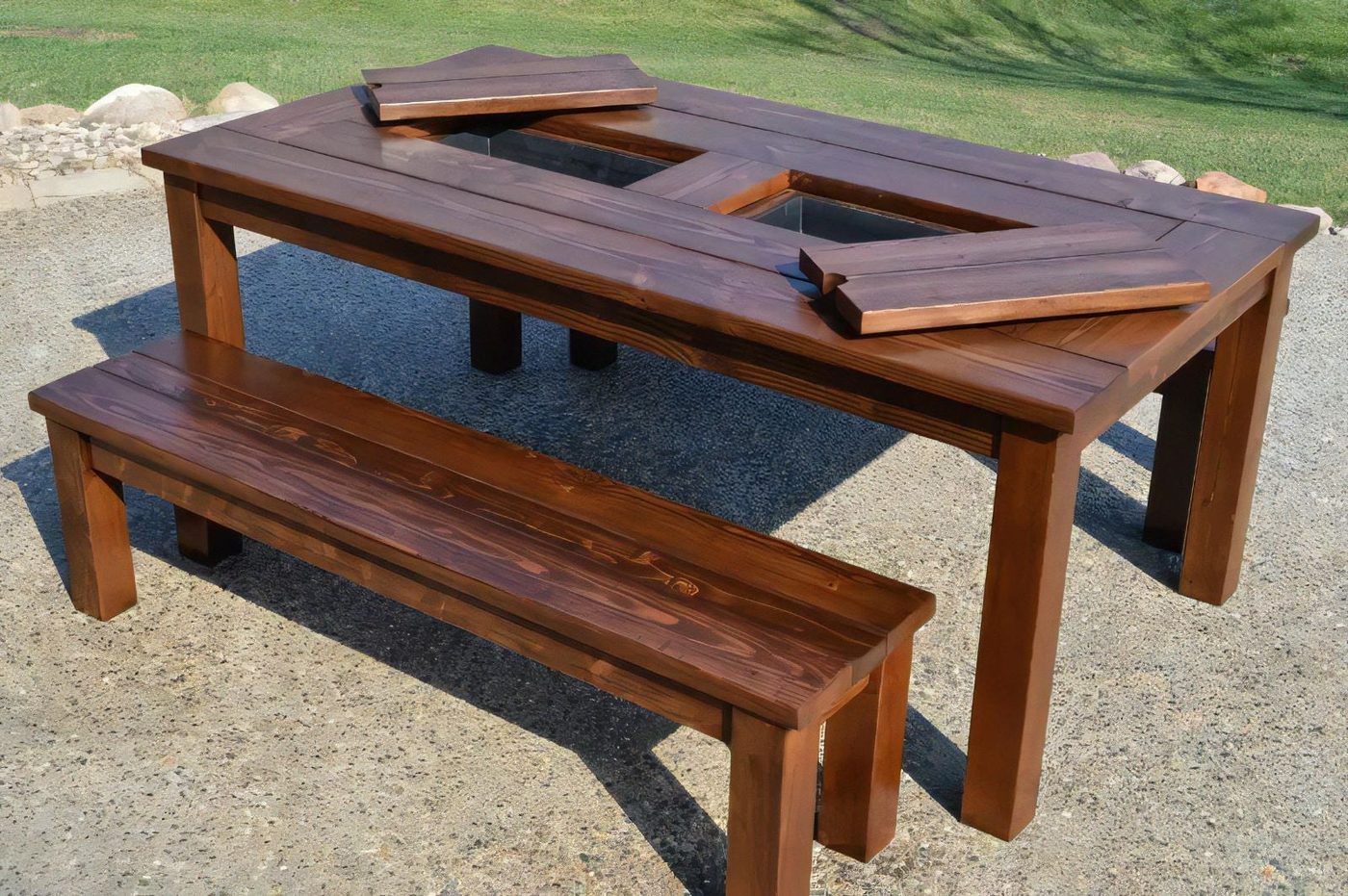 8 Patio Table Witih Built In Drink Coolers Kruses Workshop On Bekob 021924