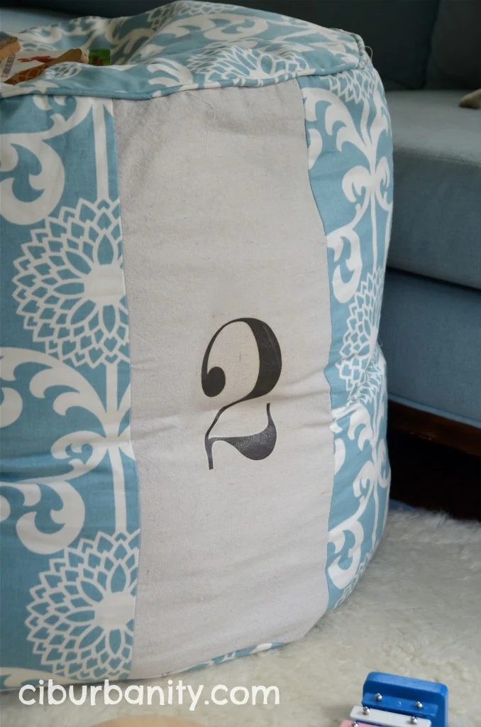 Land of Nod knock-off floor cushion, featured on Bekob.com