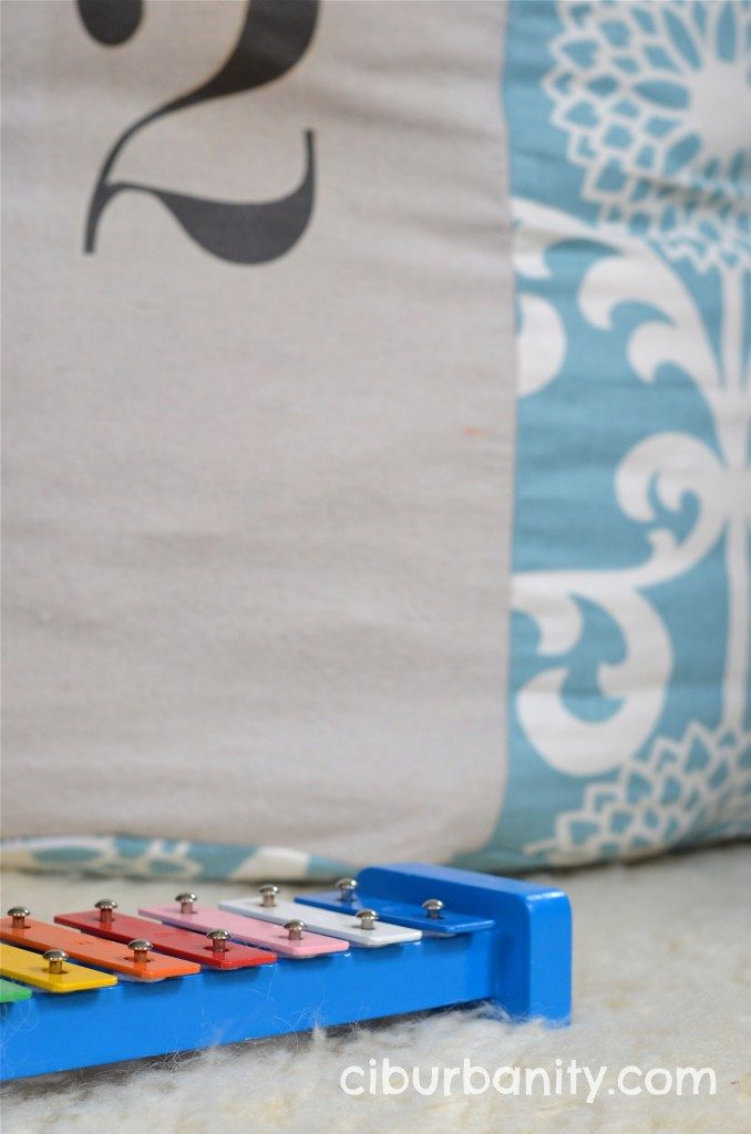 knock-off Land of Nod floor cushion, featured on Bekob.com
