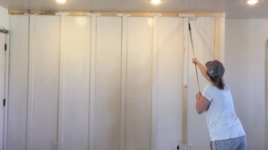 There are so many great ways to decorate walls. I love this Handmade floor to ceiling board and batten! It is the well fitted way to update your home.