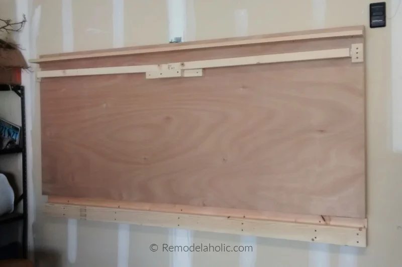 Handmade Wall Mounted Folding Table For The Garage Bekob