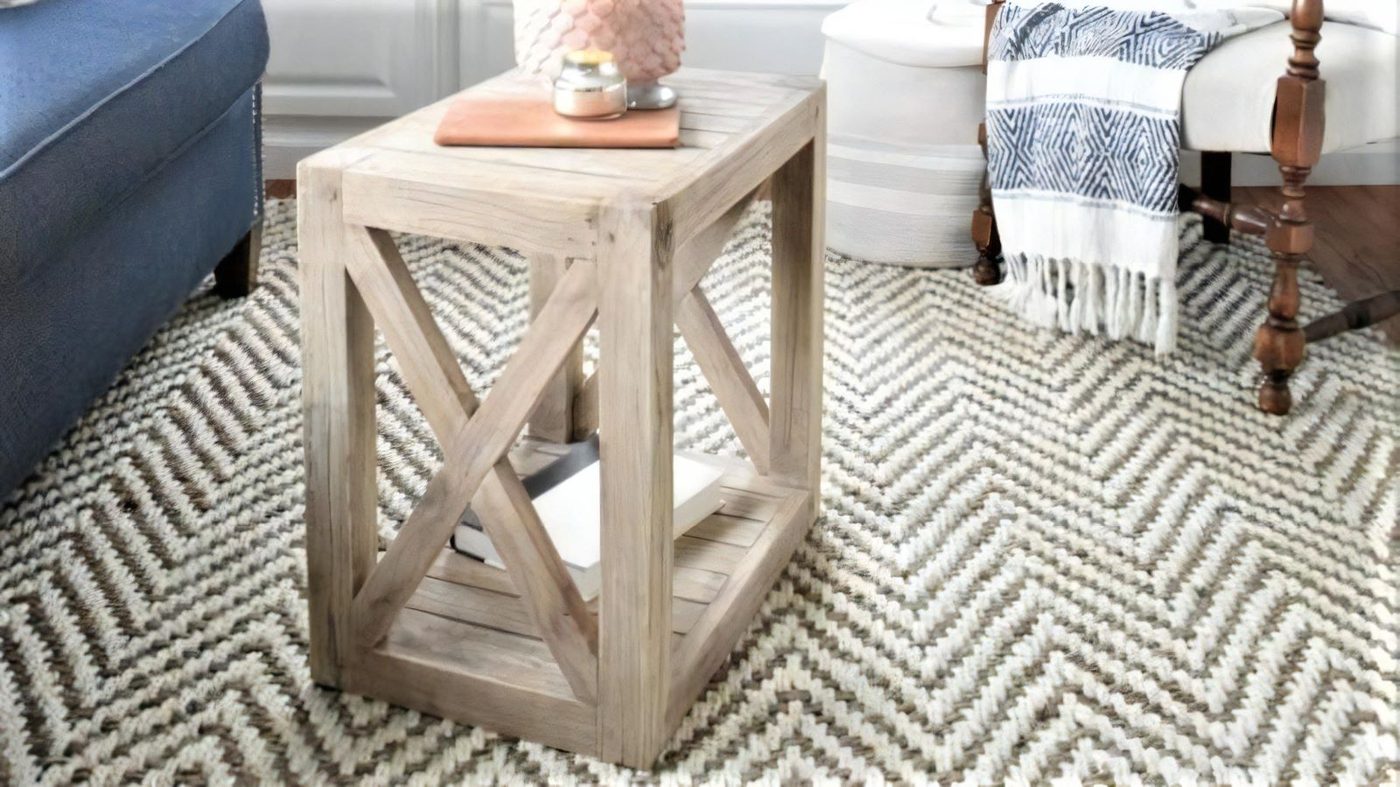 6 Woodworking Plans Farmhouse End Table Handmade Side Table Bekob Photo Courtesy Of Nesting With Grace 082527
