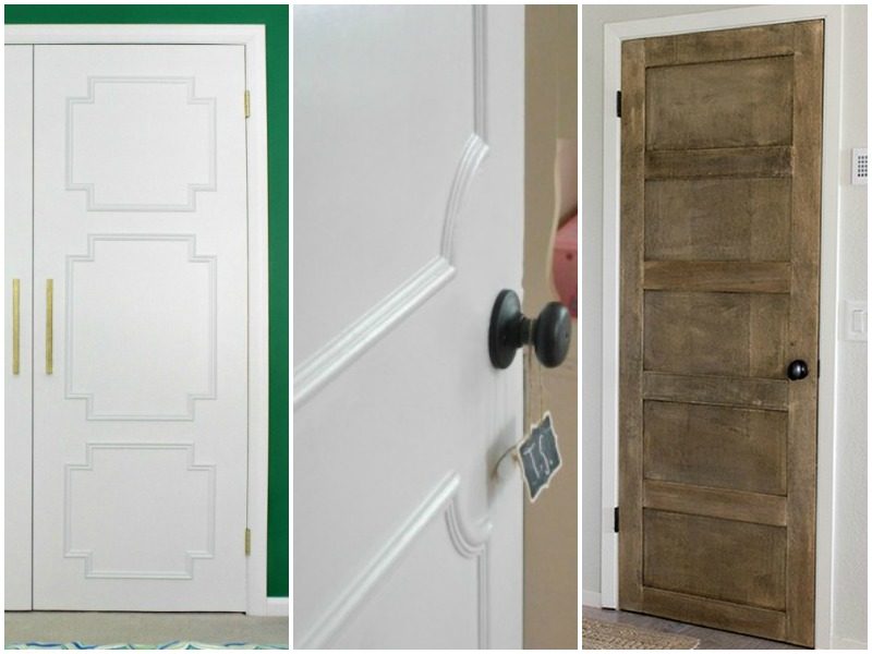 handmade ways to update flat doors @Bekob