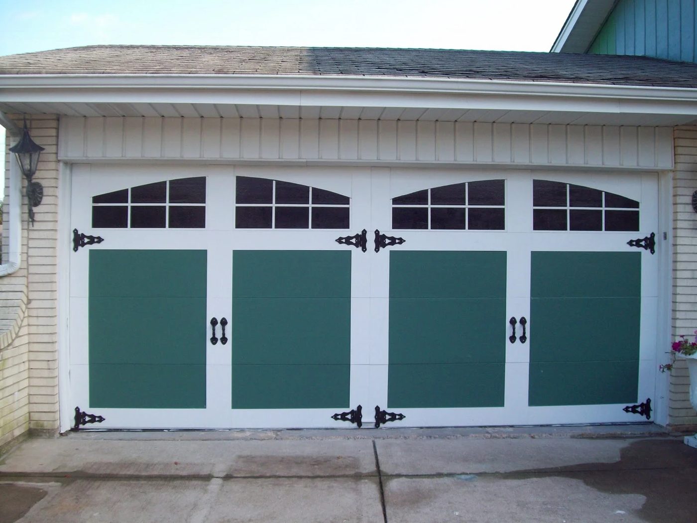 painted and raised panel garage door facelift - General Splendour