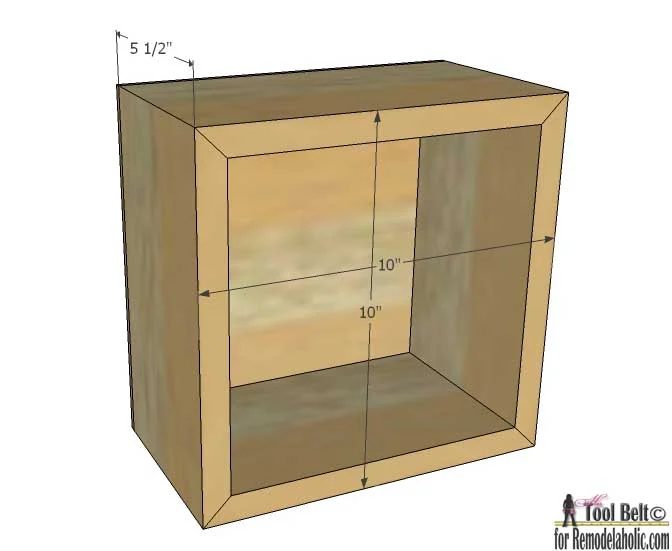 Create modern and unique wall decor with a gallery of geometric display shelves. Free plans to build 4 different shaped shadow box shelves on Bekob.