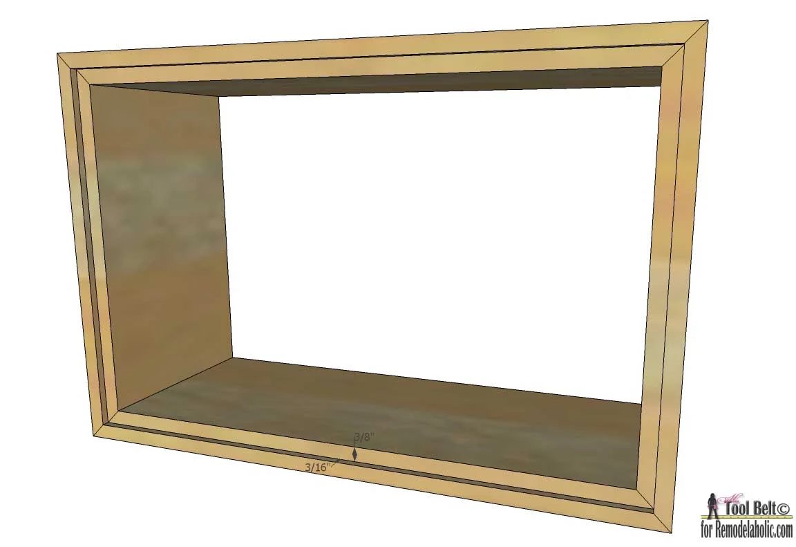 Create modern and unique wall decor with a gallery of geometric display shelves. Free plans to build 4 different shaped shadow box shelves on Bekob.