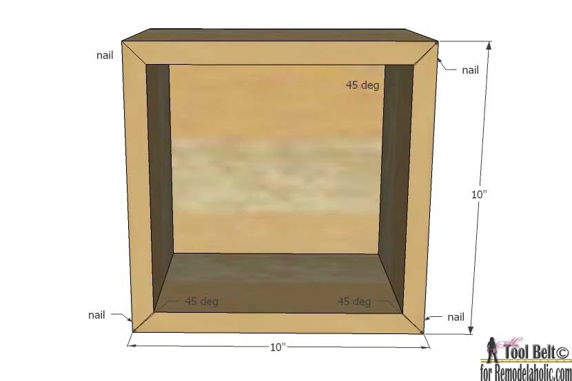 Create modern and unique wall decor with a gallery of geometric display shelves. Free plans to build 4 different shaped shadow box shelves on Bekob.