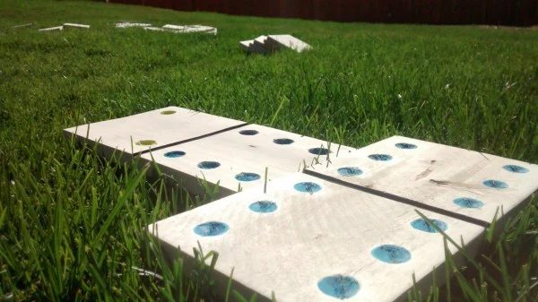 Handmade Pallet Wood Yard Dominoes With Printable Scorecard And Game Instructions